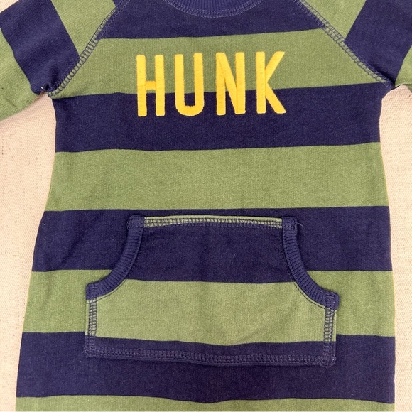 Carter’s Baby Boy Hunk Striped Jumpsuit - Picture 3 of 6